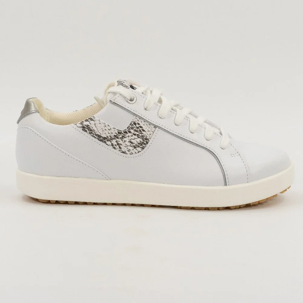FootJoy Women's FJ Links White / Snake Golf Cleats 98185 Multi Size